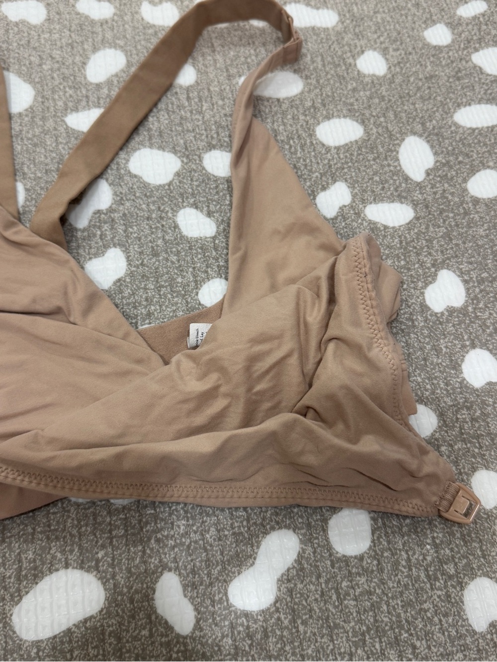 Spanx Bra-llelujah Nursing Bra breastfeeding wireless Racerback Cafe AuLait Nude - Picture 4 of 6